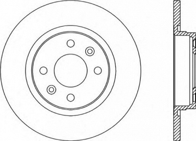 OPEN PARTS bda232210 -  Тормозной диск